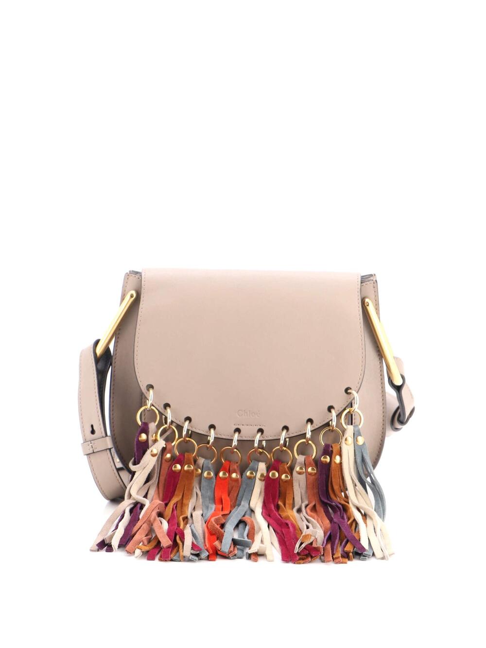 Chloe Multicolor Fringe Hudson Bag #348416C10B